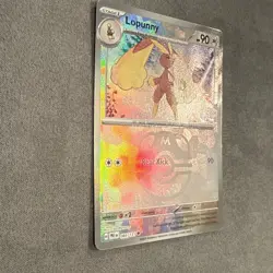2025 Pokemon TCG LOPUNNY SV Prismatic Evolutions Master Ball Holo 084/131 - Image 3