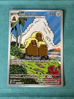 Alolan Dugtrio 208/191 Pokemon TCG Surging Sparks Illustration Rare English - Image 1