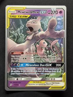 2019 Pokemon TCG Mewtwo & Mew GX Tag Team 71/236 World Championships NM - Image 1
