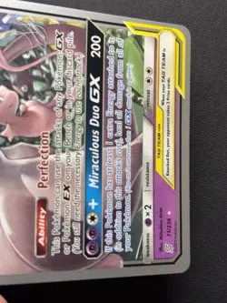 2019 Pokemon TCG Mewtwo & Mew GX Tag Team 71/236 World Championships NM - Image 4