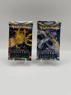 Pokemon Sword & Shield Silver Tempest Booster Pack Sealed Random Art 2 Pack Min. - Image 3