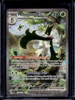 2023 Pokemon Scarlet & Violet Paldea Evolved Meowscarada ex #256/193 - Image 1