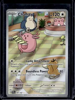 2024 Pokemon SV Twilight Masquerade TWM EN Chansey #187/167 - Image 1