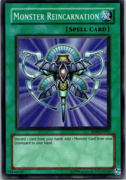 Yugioh Monster Reincarnation RDS-EN045 Super Rare NM - Image 1