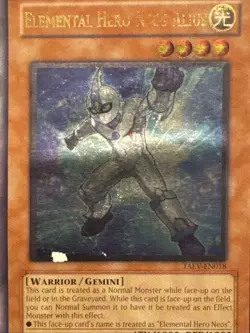 Yugioh! HP Elemental Hero Neos Alius - TAEV-EN018 - Ultimate Rare - Unlimited Ed - Image 2