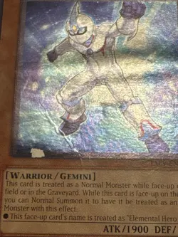 Yugioh! HP Elemental Hero Neos Alius - TAEV-EN018 - Ultimate Rare - Unlimited Ed - Image 3