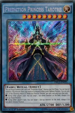 DRL2-EN035 PREDICTION PRINCESS TAROTREI SECRET RARE 1ST EDITION YuGiOh CARD - Image 1