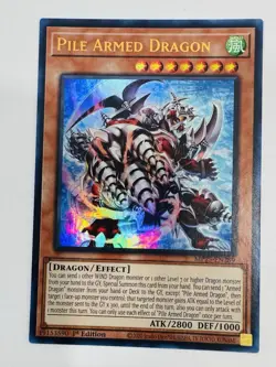 Yu-Gi-Oh! TCG PILE ARMED DRAGON Ultra Rare 1st Edition NM - Image 1