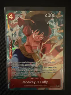 One Piece TCG Monkey.D.Luffy (Alternate Art) OP12-015 Legacy Of The Master Foil - Image 1