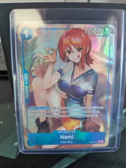 One Piece TCG Nami OP09-050 Rare Parallel Emperors in the New World - Image 1