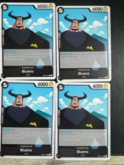 Blueno EB02-047 Extra Booster Anime 25th ONE PIECE TCG x4 - Image 1