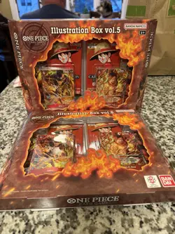 One Piece TCG Illustration Box Vol. 5 New Sealed English Version - Lot Of 2 - Image 1