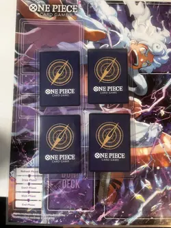 ONE PIECE TCG: Monkey.D.Luffy ST18 P-041 PROMO x4 PURPLE Starter Deck - Image 2