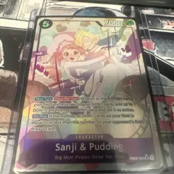 Sanji and Pudding Alt Art Parallel EB02-035 One Piece TCG English - Image 2