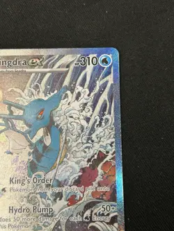 Kingdra EX 131 Pokemon TCG Scarlet & Violet Promo Card NM Condition - Image 3