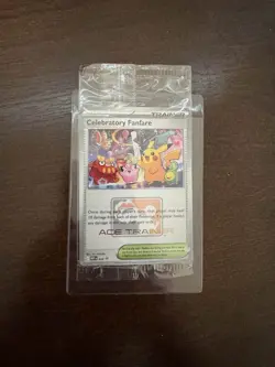 Pokemon TCG Celebratory Fanfare - Ace Trainer Reward Card - Image 1