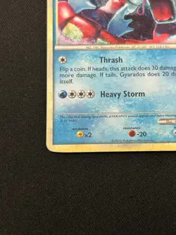 Pokemon Gyarados HeartGold SoulSilver 123/123 Shiny Holo Card Red - HP - Image 5