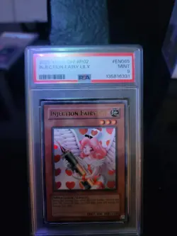 Yu-Gi-Oh! TCG Injection Fairy Lily Ultra Rare Card RP02-EN065 PSA 9 - Image 1
