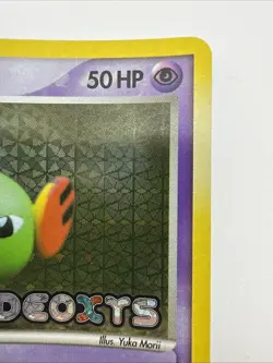 Natu 66/107 EX Deoxys Reverse Holo Stamped Pokemon Card - Image 4