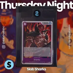 2025 ONE PIECE PROMO CARDS #P-104 SHANKS STORE TOURNAMENT VOL.4 - Image 1