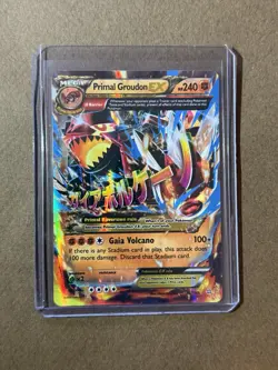 Pokemon Primal Groudon-EX Holo Rare TCG Card Primal Clash 86/160 (Near Mint) - Image 1