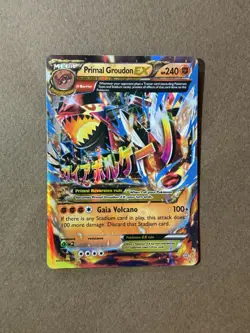 Pokemon Primal Groudon-EX Holo Rare TCG Card Primal Clash 86/160 (Near Mint) - Image 2