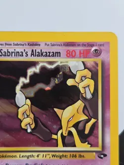 Sabrina's Alakazam - 16/132 - Pokemon Gym Challenge Unlimited Holo Rare Card NM - Image 4