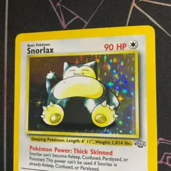 Pokemon TCG Snorlax Jungle Holo Card 11/64 Unlimited Rare LP Condition - Image 2