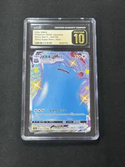 CGC 10 Pristine Ditto VMAX Shiny 324/190 SSR Shiny Star V s4a Pokemon Card - Image 1