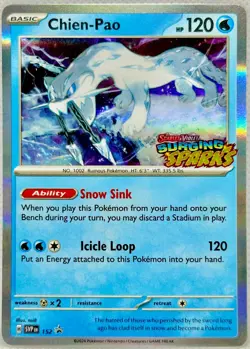 Chien-Pao 152 Sv: Scarlet & Violet Promo Cards Holo STAMPED NM - Image 1