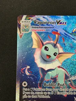 Vaporeon VMAX SWSH182 Sword & Shield Promo Holo Pokemon TCG Card Mint Condition - Image 2