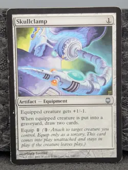LP- Skullclamp - Darksteel - Magic The Gathering Lightly Played MTG Card - Image 1