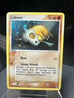 Pokemon Card - Cubone FireRed & LeafGreen 60/112 Common Reverse Holo - Image 1