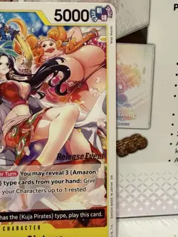 One Piece CCG Gorgon Sisters Op14-105 Release Event Promo Card English NM - Image 4