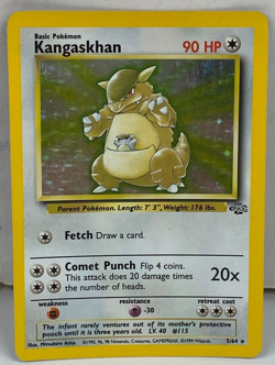 Kangaskhan Holofoil Pokemon Card - 1999 Jungle Set - 5/64 - Excellent Condition - Image 1