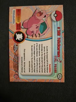 Nidoran #32 - Topps Chrome Series 1 Pokemon Card Light Play - Image 3
