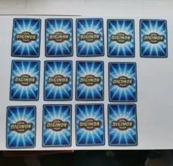13x Digimon Shreddies Promo 1999 Cards Bundle - Metal greymon, Izzy, Mimi, Joe - Image 2