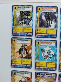 13x Digimon Shreddies Promo 1999 Cards Bundle - Metal greymon, Izzy, Mimi, Joe - Image 3