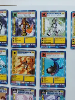13x Digimon Shreddies Promo 1999 Cards Bundle - Metal greymon, Izzy, Mimi, Joe - Image 5