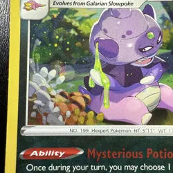 FREE SHIPPING Pokemon TCG Chilling Reign Galarian Slowking Holo Rare Card 98/198 - Image 2
