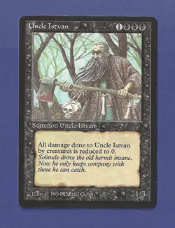 1994 Magic the Gathering - Uncle Istvan - Summon - The Dark MTG - Image 1