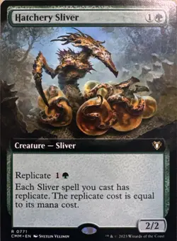 Hatchery Sliver (Extended Art) R Commander Masters 771 NM - Image 1