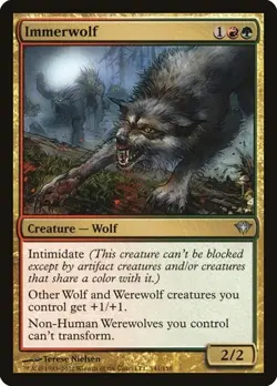 2x Immerwolf Dark Ascension LP MTG - Image 1