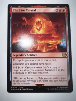 MTG, The Fire Crystal, R, Final Fantasy, FIN, NM/MINT, 0135 - Image 1