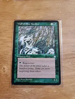 Wall of Pine Needles - Ice Age - MTG Magic - Uncommon - Green Creature - Image 1