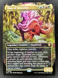 Mass of Mysteries M 0003 Borderless MTG: Lorwyn Eclipsed NM - Image 1