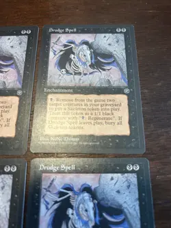 4x Drudge Spell Magic The Gathering Homelands Playset NM - Image 3