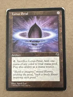 Lotus Petal X1 Tempest Played Condition See Front/back Pics - Image 1