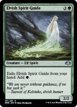 Elvish Spirit Guide Dominaria Remastered LP 157 - Image 1