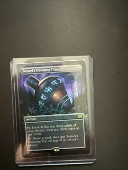 Magic the Gathering Sensei's Divining Top Double Masters Edition Borderless - Image 1